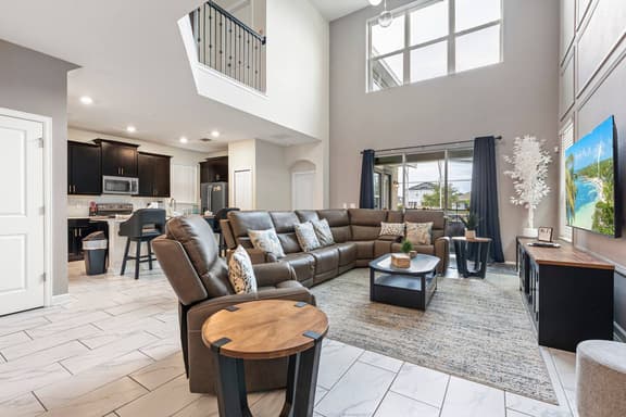 5BR Near Disney • Private Pool + Spa • Sleeps 12 - Image 1